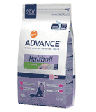 ADVANCE Cat HAIRBALL (сухой корм для взрослых кошек с профилактикой образования волосяных комочков), 1.5 кг.
