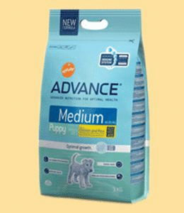 ADVANCE Dog Medium Puppy (сухой корм для щенков средних пород), 800 гр