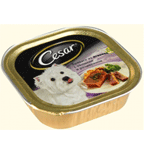 Цезарь консервы для собак Фрикасе Ягненок/Овощи/Розмарин 100г