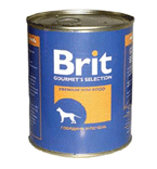 brit консервы для собак Говядина/Печень 850г
