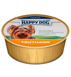 Хэппи Дог консервы для собак паштет Индейка 125г