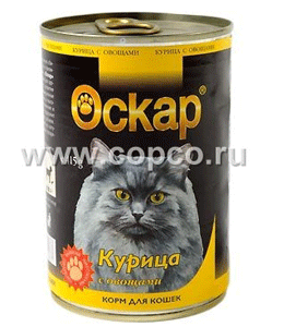 **Оскар 2785 кон.д/кошек Курица/Овощи 415г*24 АКЦИЯ ― ЗооРесторан