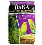 Вака High Quality корм для волнистых попугаев 500г *10