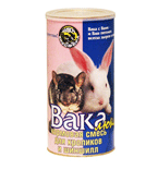 Вака Люкс корм для шиншилл и кроликов 800г *8