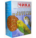 Чика корм для волнистых попугаев без минералов 500г
