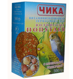 Чика корм для волнистых попугаев с минералами 500г