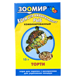 Зоомир Торти Корм для земноводных и рептилий 15г