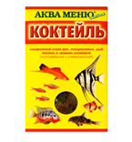 Аква Меню Коктейль Корм для рыб *60шт