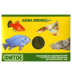 Аква Меню Фитос корм для рыб, хлопья *55шт