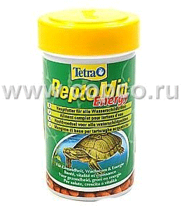 Тетра Tetra ReptoMin Energy Энергетический корм для водных черепах, гранулы 100мл