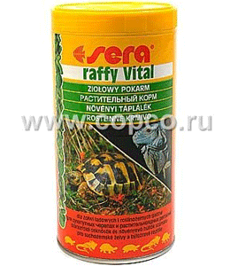 Сера Raffy Vital Корм для растительноядных рептилий - сухопутных черепах, игуан, гранулы 250мл