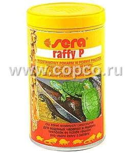 Сера Raffy P Корм для водных черепах, палочки 100мл