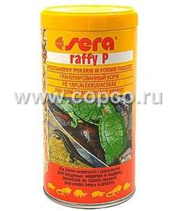 Сера Raffy P Корм для водных черепах, палочки 250мл