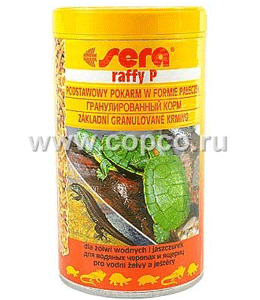 Сера Raffy P Корм для водных черепах, палочки 1000мл