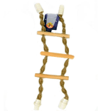 *I.P.T.S. 005030 Верёвочная лестница с деревянным шагом, 3 шага*37*12см