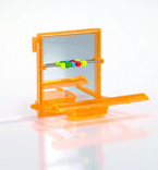 I.P.T.S. 010220 Зеркало с жердочкой и счетами, пластик 7*9см