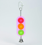 I.P.T.S. 010417 Игрушка д/птиц "Светофор с колокольчиком", акрил 23см