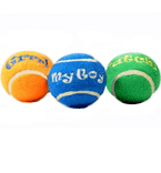 **I.P.T.S. 625095 Игрушка д/собак "Мячик теннисный с надписью" 7см *3шт