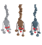 I.P.T.S. 430238 Игрушка д/кошек Дразнилка-мышь подвесная 52см