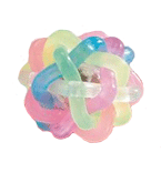 I.P.T.S. 422078 Игрушка д/кошек Мячик светящийся, латекс 6см