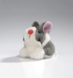 I.P.T.S. 440369 Игрушка д/кошек "Кролик вибрирующий", плюш 10*8см