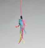 I.P.T.S. 430286 Игрушка д/кошек Удочка с разноцветными пёрышками, в ассорт. 70см