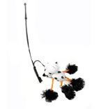 I.P.T.S. 430125 Игрушка д/кошек Удочка с разноцветными мини-коровами, в ассорт. 50см