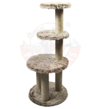 I.P.T.S. 408416 Когтеточка меховая с тремя площадками 66*49*108см