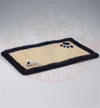 I.P.T.S. 405155 Когтеточка-коврик с плюшем синий 55*35см