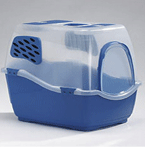 I.P.T.S. 400282 Bill 1T Туалет-домик д/кошек синий 50*40*42см
