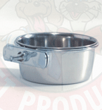 I.P.T.S. 653455 Миска стальная с креплением 0,3л*9см