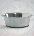 I.P.T.S. 653571 Миска стальная с резиновым дном 0,45л*13см