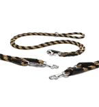 *I.P.T.S. 744255 Поводок нейлоновый крученый, цвет бежевый "Перестежка" 240см*10мм