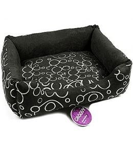 **I.P.T.S. 705442 Лежак д/собак с бортиком "GROOVY" плюшевый 80*70см ― ЗооРесторан