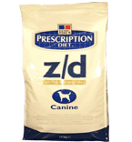 hills диета сухой корм для собак Z/D Ultra лечение острых пищевых аллергий 10кг