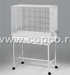 Lorena Клетка для птиц 90*52*81,5 светлый поддон, белая решетка