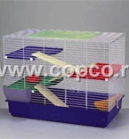 **20450011/d45x Cavia Hotel Клетка для грызунов 102*55*80 цветной поддон белая решетка /1/