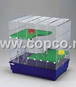 **20470030/d47c Buddy Delux Клетка для грызунов 66*45*69 цветной поддон цинковая решетка /1 ― ЗооРесторан