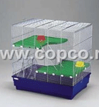 **20470030/d47c Buddy Delux Клетка для грызунов 66*45*69 цветной поддон цинковая решетка /1