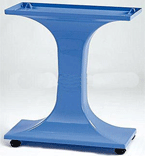 **30110076/Подставка на колесах для Zeda, Chiara, Rachele белая 52,5*26*75 /1/