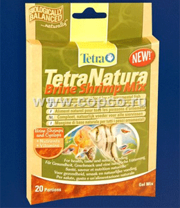 *Тетра 189799 Natura Brine Shrimp Mix Корм д/декоративных рыб с циклопом и артемией в виде геля 80г *6 АКЦИЯ ― ЗооРесторан