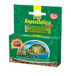 Тетра Tetra Repto Delica Snack Натуральное лакомство для водных черепах с добавлением дафнии, в виде гелевого блока 4блока*12г