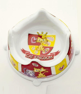 **Деззи 5619021 Миска д/кошек пластиковая 300мл 16*7,5см ― ЗооРесторан