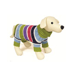 Деззи Свитер для собак вязаный цветной 25см, обхват груди 34-38см