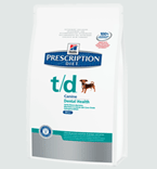 hills диета сухой корм для собак мелких пород T/D лечение заболеваний полости рта 1,5кг