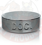 I.P.T.S. 651450 Миска д/собак керамическая серебряная 14,5*4,5см