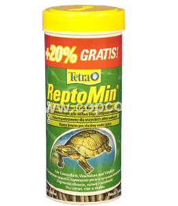 Тетра Tetra ReptoMin Корм для водных черепах, палочки 300мл