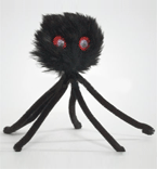 I.P.T.S. 430247 Игрушка д/кошек Дразнилка Паук плюшевый 15см