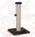 I.P.T.S. 408746 Когтеточка-столбик Полуночный Кот, коричневая 34*34*62см