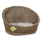 **I.P.T.S. 710200 Лежак д/кошек полуоткрытый лоза с матрасом 48*39*35см